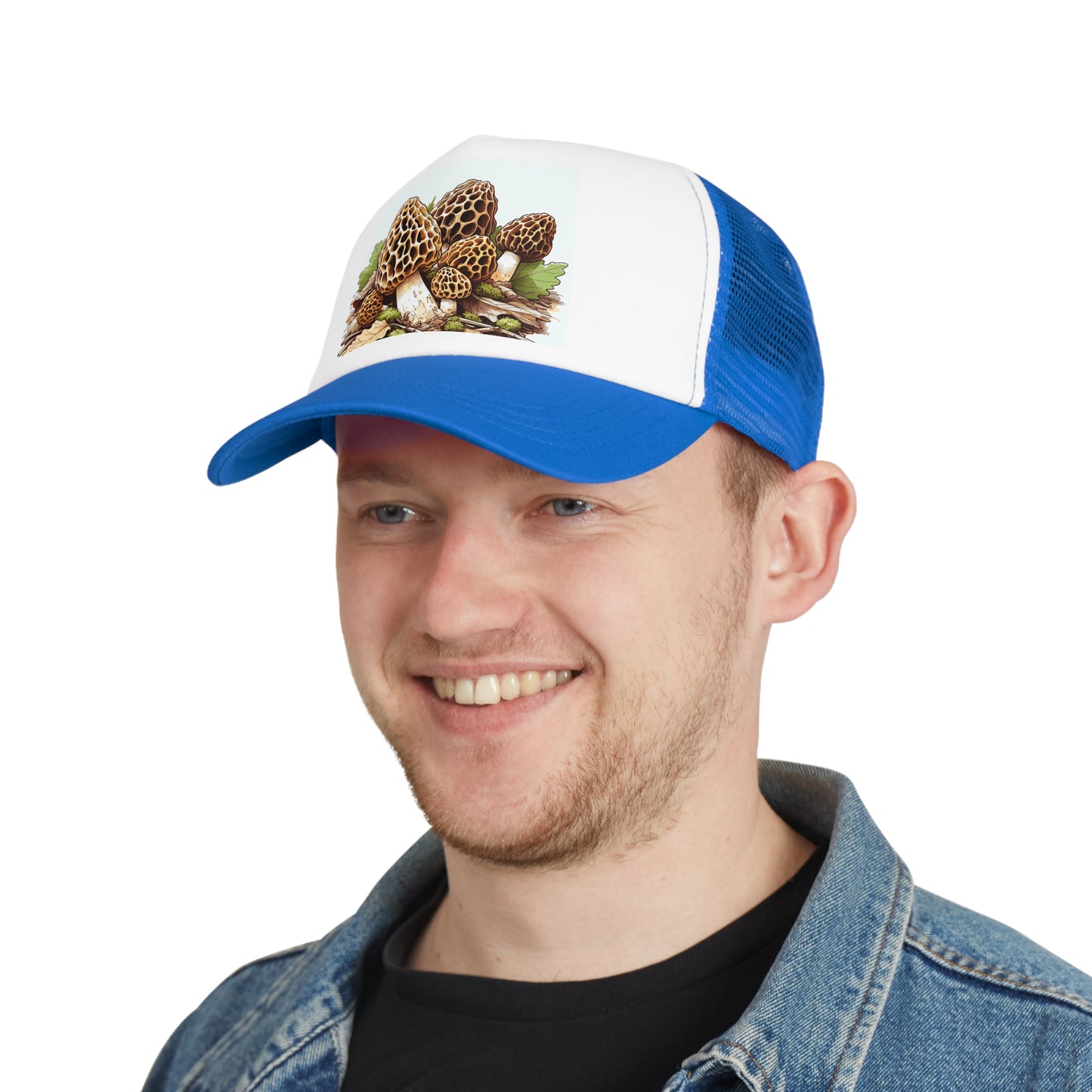 Morel Mushroom Mesh Cap - Nature Lover's Trucker Hat