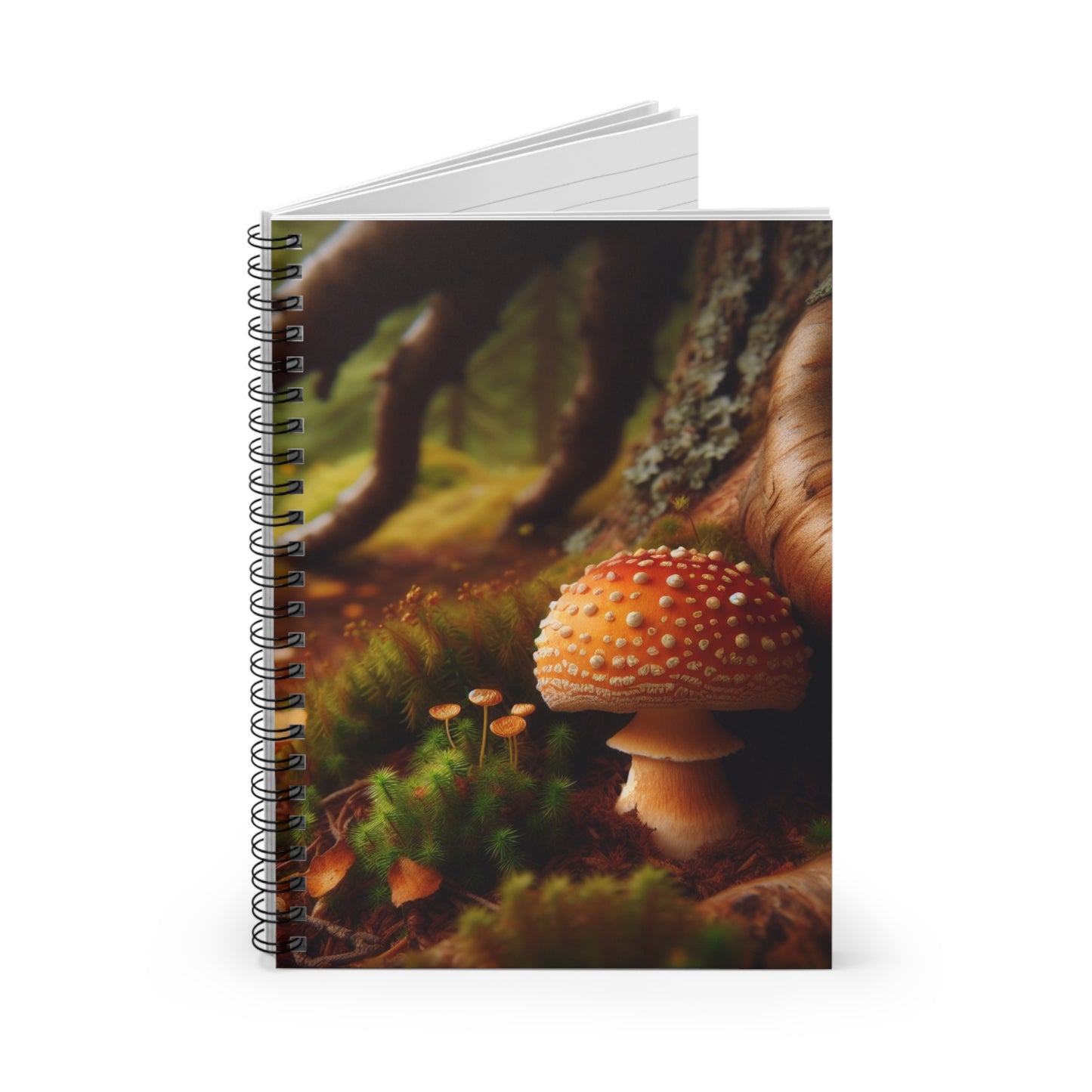 Whimsical Mushroom Spiral Notebook - Perfect for Nature Lovers & Students