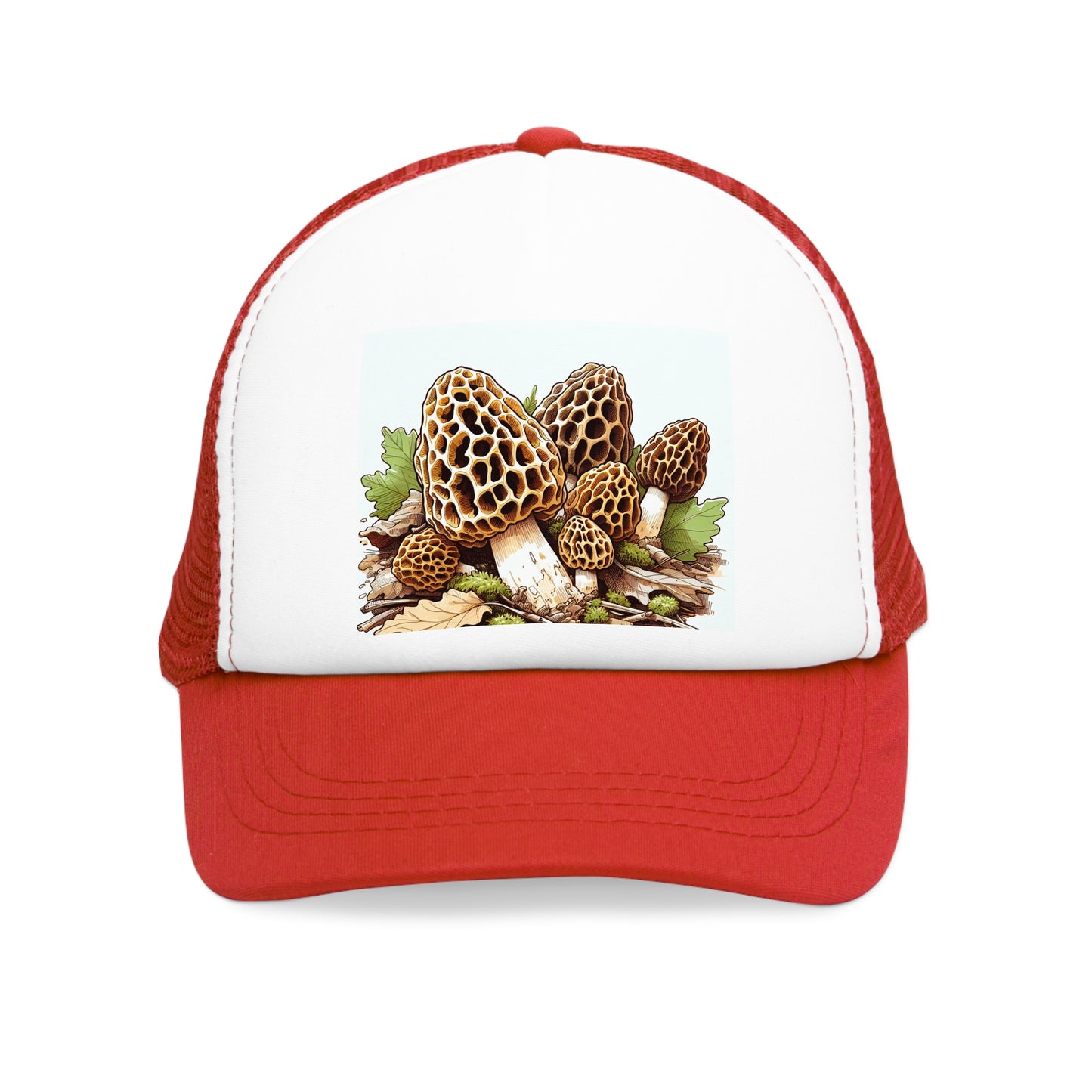 Morel Mushroom Mesh Cap - Nature Lover's Trucker Hat