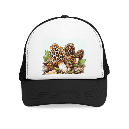 Morel Mushroom Mesh Cap - Nature Lover's Trucker Hat