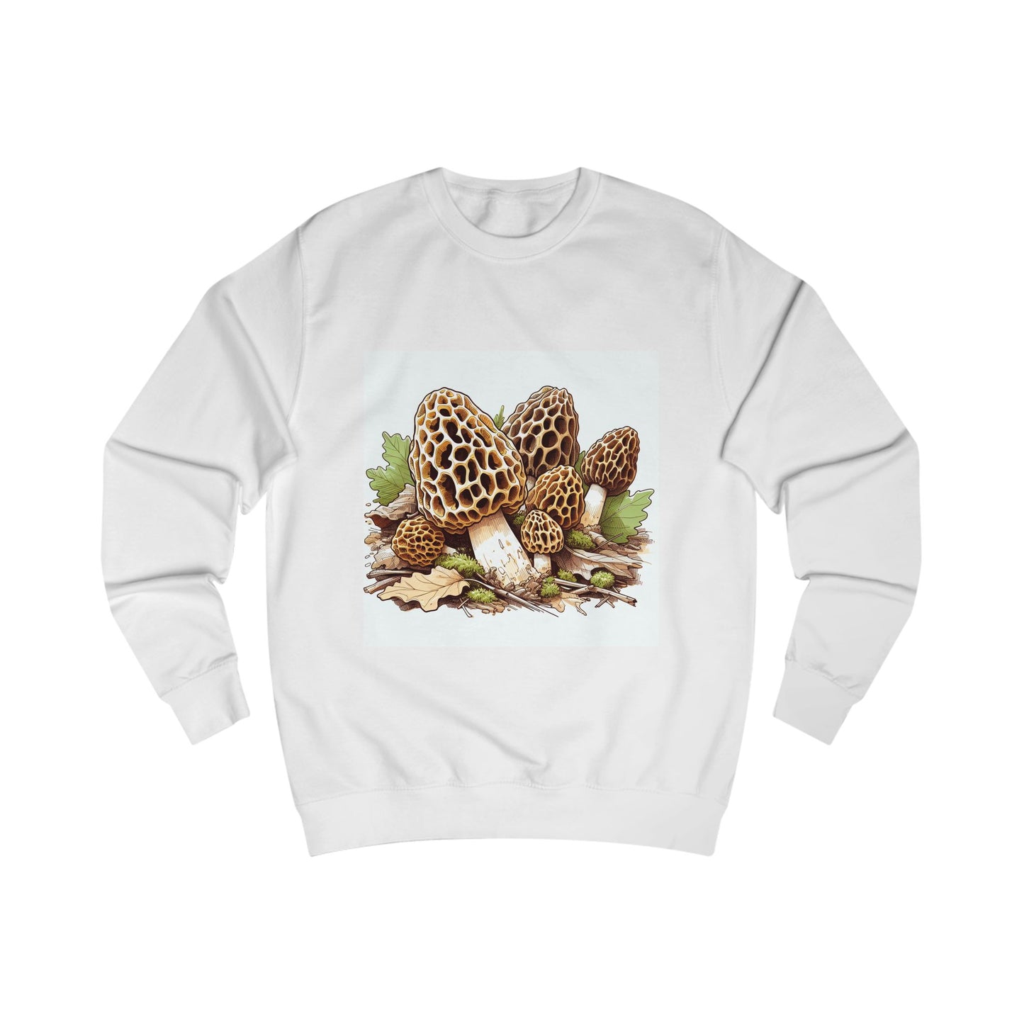 Morel Mushroom Unisex Sweatshirt - Nature-Inspired Cozy Wear