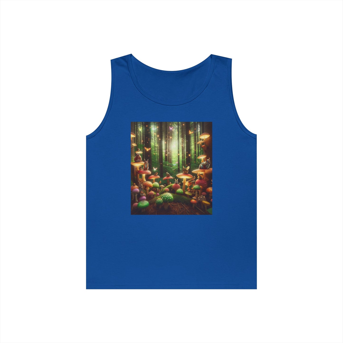 Enchanted Forest Unisex Heavy Cotton Tank Top - Nature Lover Apparel