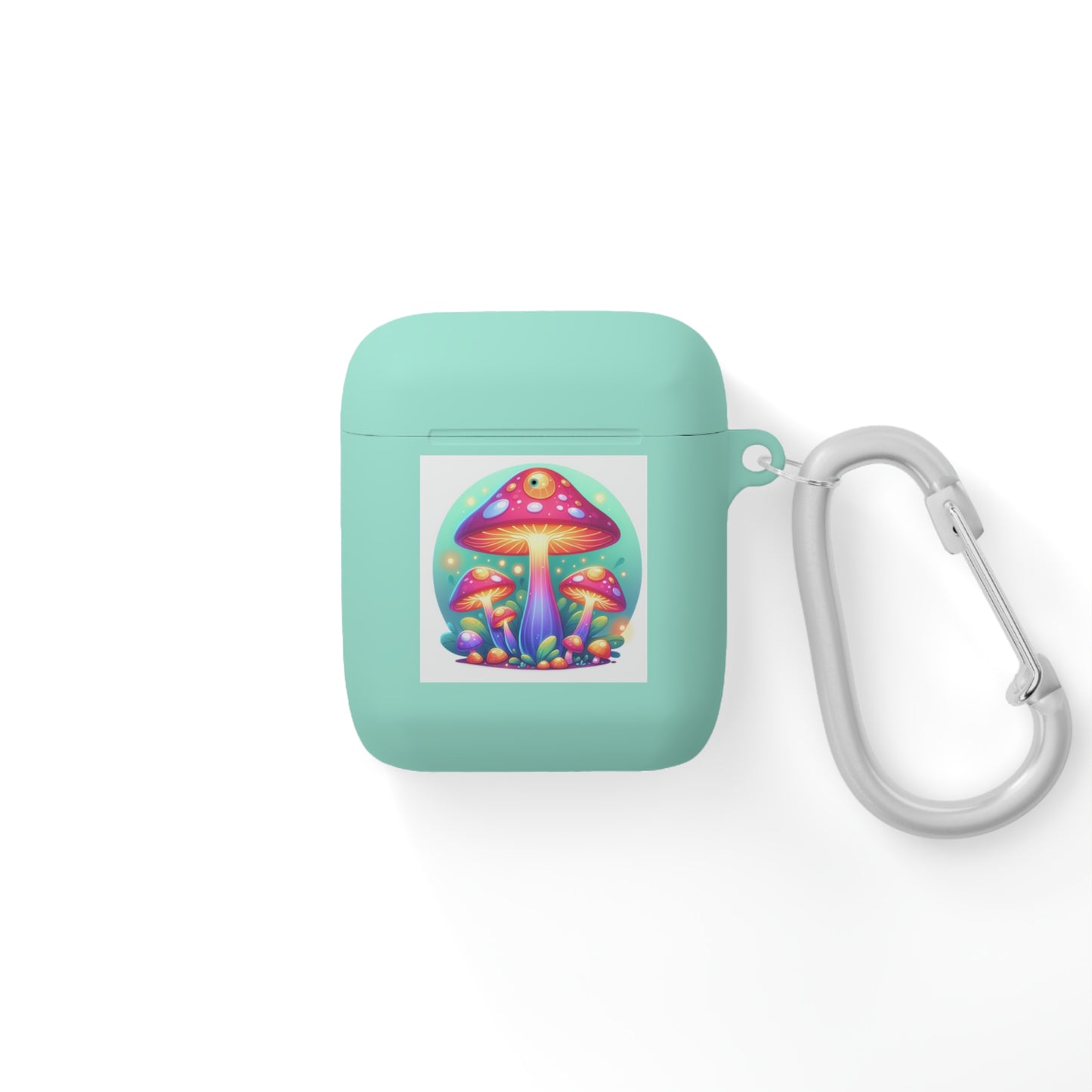 Colorful Mushroom AirPods Case Cover – Trendy Eco-Friendly Accessory