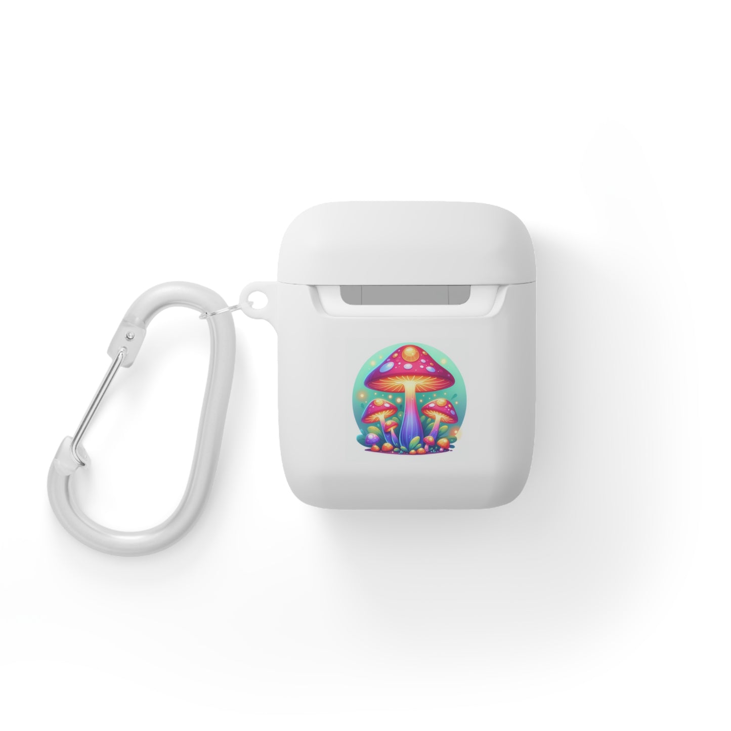 Colorful Mushroom AirPods Case Cover – Trendy Eco-Friendly Accessory