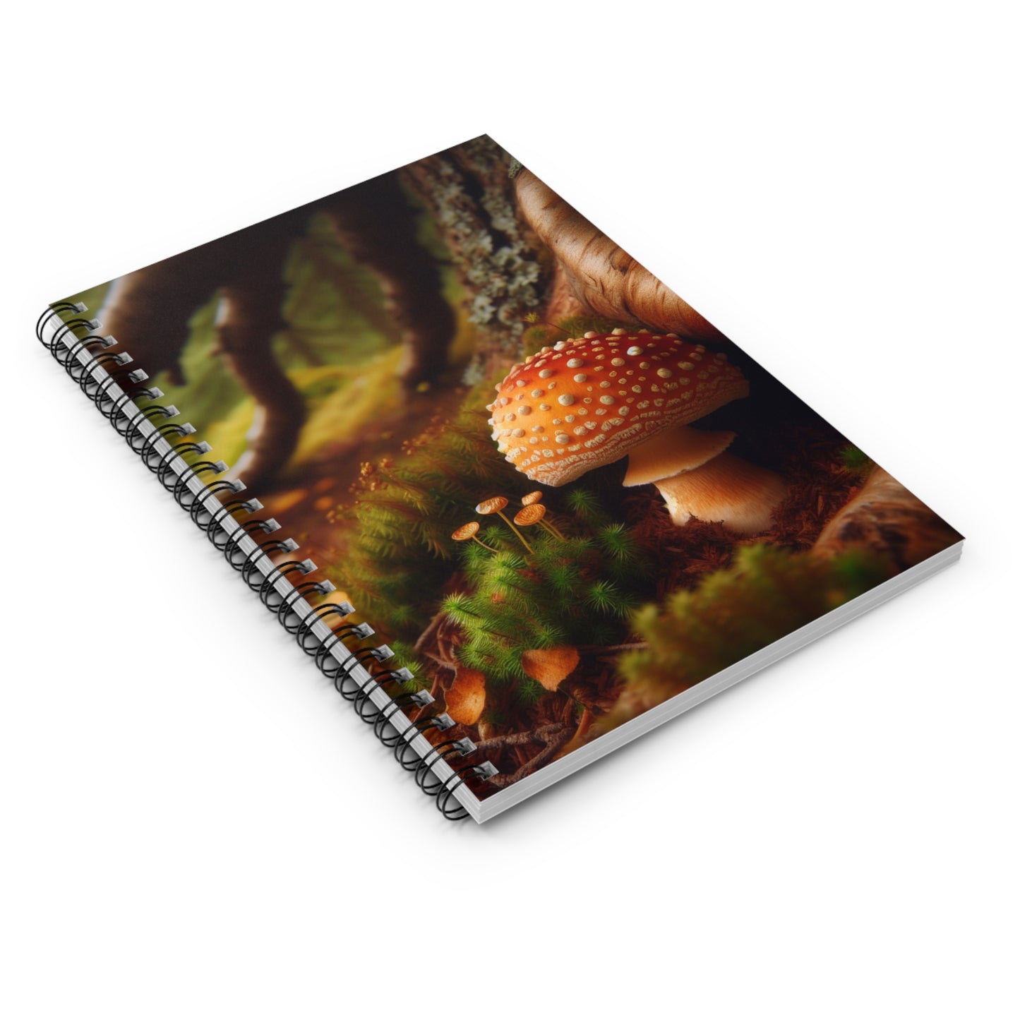 Whimsical Mushroom Spiral Notebook - Perfect for Nature Lovers & Students