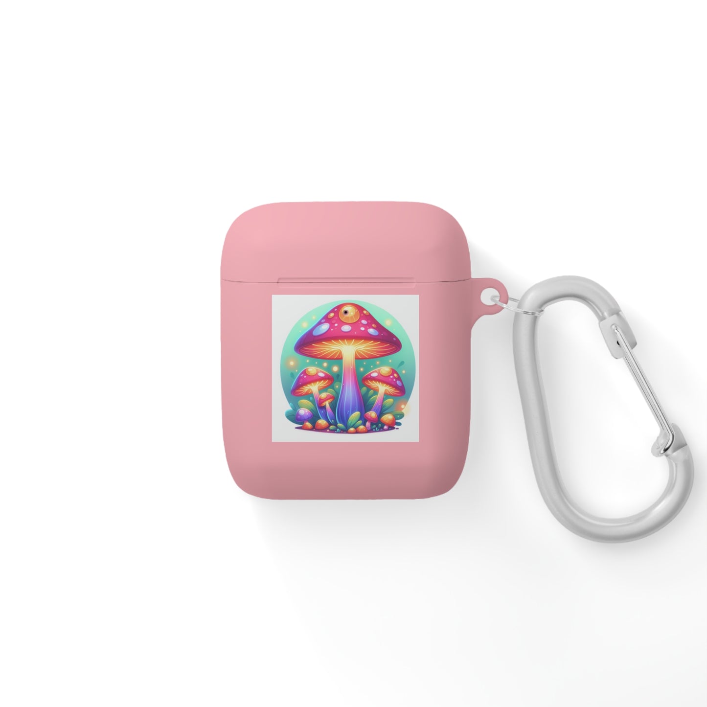 Colorful Mushroom AirPods Case Cover – Trendy Eco-Friendly Accessory