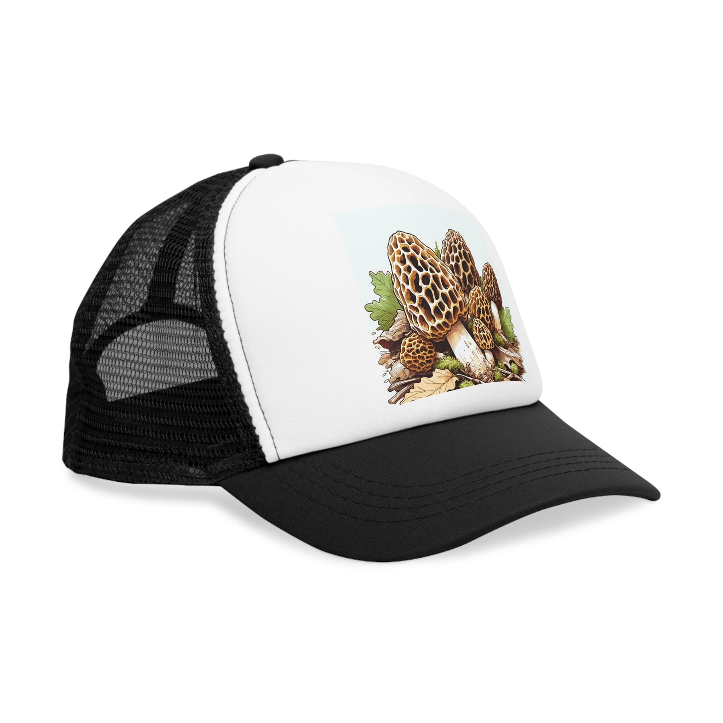 Morel Mushroom Mesh Cap - Nature Lover's Trucker Hat