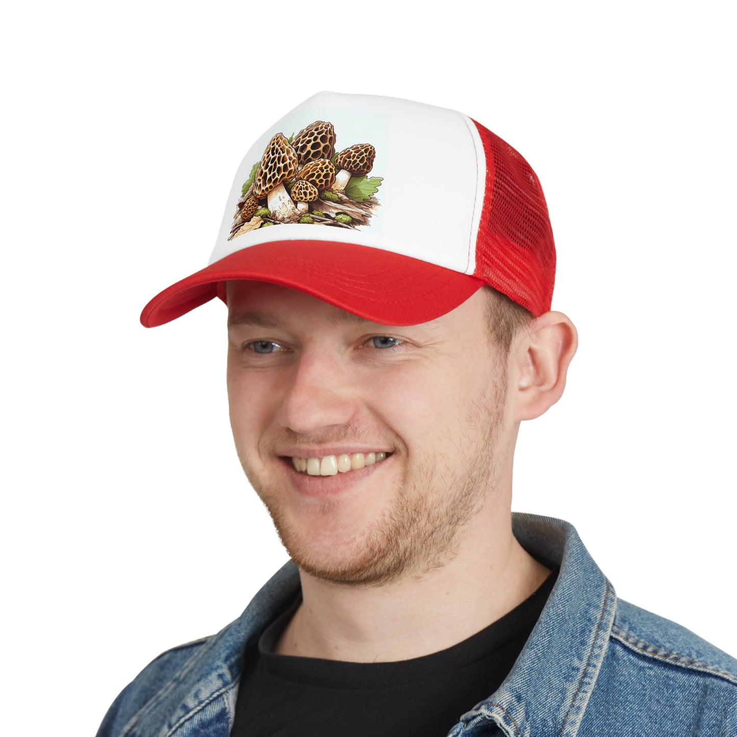 Morel Mushroom Mesh Cap - Nature Lover's Trucker Hat